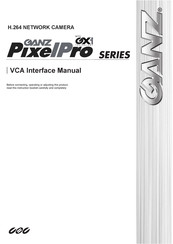 Ganz PIXELPRO SERIES Interface Manual