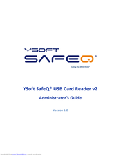 Ysoft YSoft SafeQ Administrator's Manual