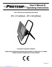 Protemp PT-11P-CPH-E User's Manual And Operating Instructions