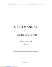 iPazzPort NC-812-16A User Manual