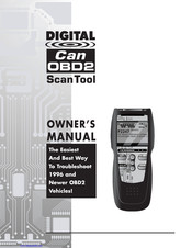 Innova Electronics Can OBD2 Owner's Manual