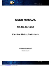 ND Audio Visual ND-FM-16 User Manual