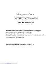 Midea EM044K9N Instruction Manual