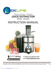 OKLIFE PKL6063 Instruction Manual
