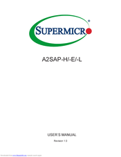 Supermicro A2SAP-E User Manual