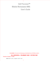 Dell Precision M65 User Manual