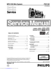 Philips FWV182 Service Manual