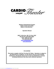 Cardio Theater xTV9R Operation Manual
