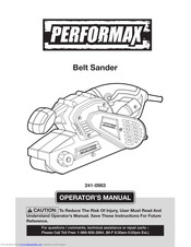 Performax 241-0983 Operator's Manual