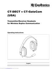 CeoTronics CT-DECT Base Operating Instructions Manual