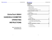 OctiveTech 300AH Operating Instructions Manual