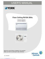 Johnson Controls YIFFZC012BAEFA User Manual