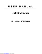 Ask HDMX0404 User Manual