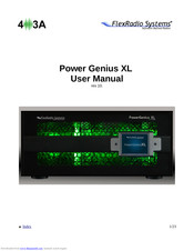 FlexRadio Systems Power Genius XL User Manual