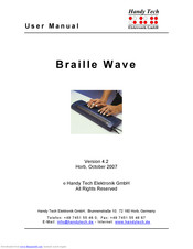 Handy Tech Braille Wave User Manual