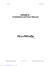 NavWorx ADS600-B Installation And User Manual