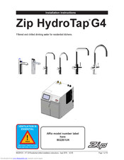 Zip Arc HydroTap G4 range Installation Instructions Manual