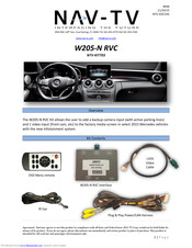 Nav TV W205-N RVC Install Manual