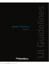 Blackberry Curve 9310 Series Ui Manuallines