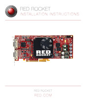 RED RED ROCKET Installation Instructions Manual