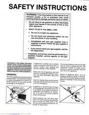Magic Chef 8110PA User Manual