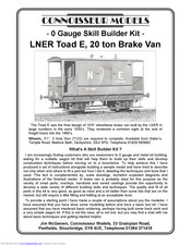 Connoisseur Models LNER Toad E User Manual