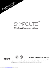 DSC SKYROUTE Installation Manual
