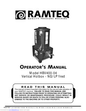 Ramteq HBV400-04 Operator's Manual