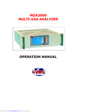 ADC MGA3000 series Operation Manual