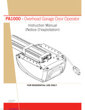 Automatic Technology PA1000V1 Instruction Manual