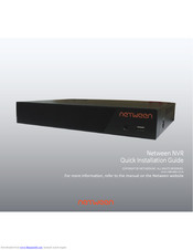 NETWEEN NVR Quick Installation Manual