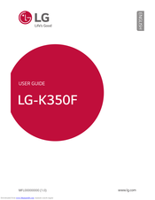 LG K350F User Manual