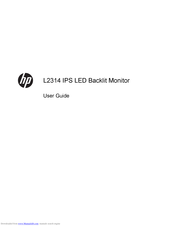 HP L2314 User Manual