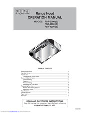 Fujioh FSR-3600S Operation Manual