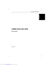 Trust FLAT SCAN USB19200 User Manual