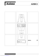 Animo Aromatic A200-3 Manual