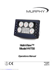Murphy HelmView HV750 Operation Manual