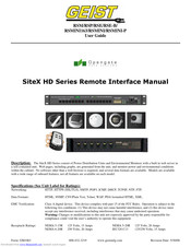 Geist RSMINI163 series User Manual