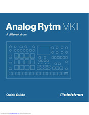 Electron Analog Rytm MKII Quick Manual