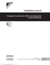 Daikin EWAQ004BAVP Installation Manual