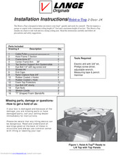 Lange Hoist-a-Top 2-Door JK Installation Instructions Manual