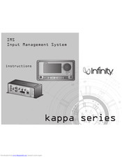 Infinity IMS Instructions Manual