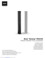 Bose Panaray MSA12X Installation Manual
