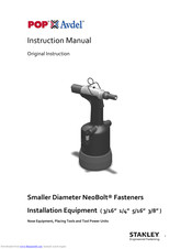 Stanley NeoBolt 73200-05100 Instruction Manual