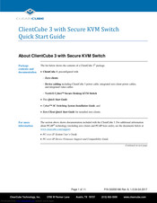 ClearCube ClientCube 3 Quick Start Manual