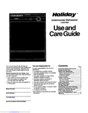 Holiday LUD2100X1 Use And Care Manual