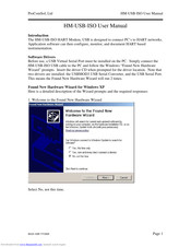 ProComSol HM-USB-ISO User Manual