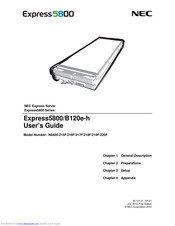 NEC Express5800/B120e-h User Manual