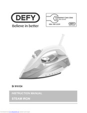 Defy SI 910 E4 Instruction Manual