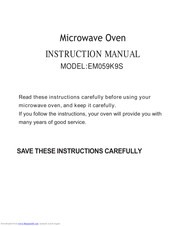 Midea EM059K9S Instruction Manual